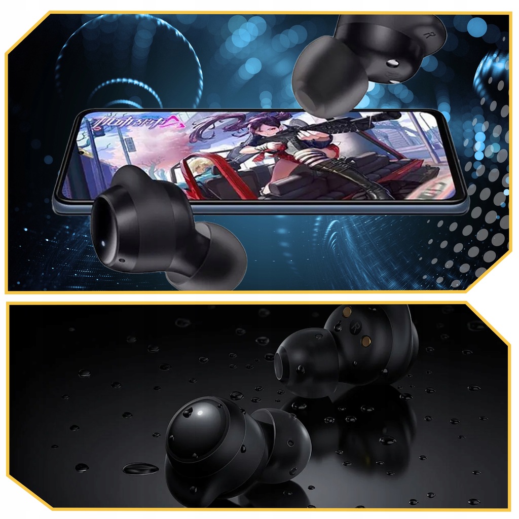 SŁUCHAWKI DOUSZNE XIAOMI REDMI BUDS 3 LITE BLUETOOTH DO BIEGANIA SPORTOWE Kolor dominujący czarny